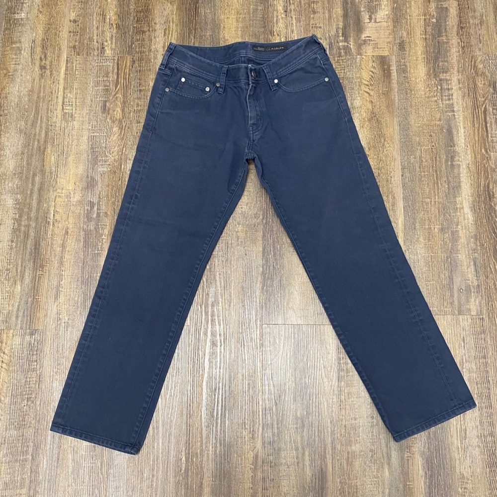 J Hilburn BVG Chinos Navy Blue Cotton Straight Leg Mens Pants W31‎